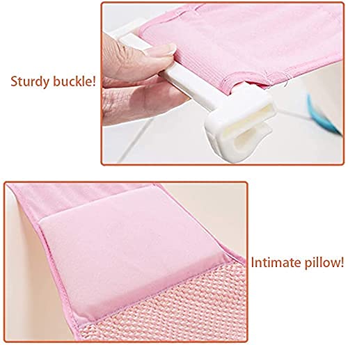 Cojín Antideslizante Para Bañera De Bebé – Soporte Plegable Con 3 Cinturones De Seguridad, De 43x28x22 Cm, Apto Para 0-12 Meses