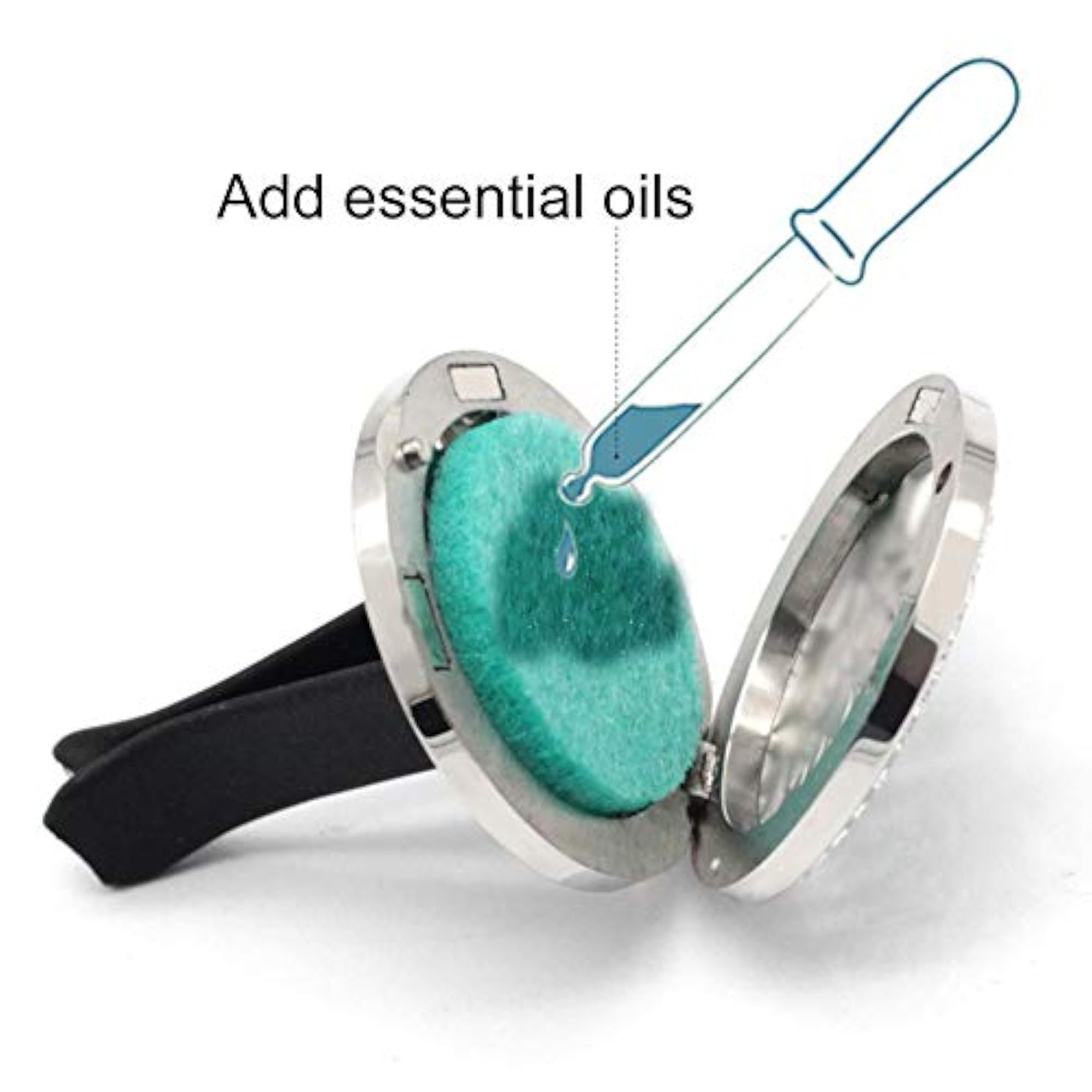 200 Pieces Car Diffuser Aromatherapy Necklace Replacement Pads