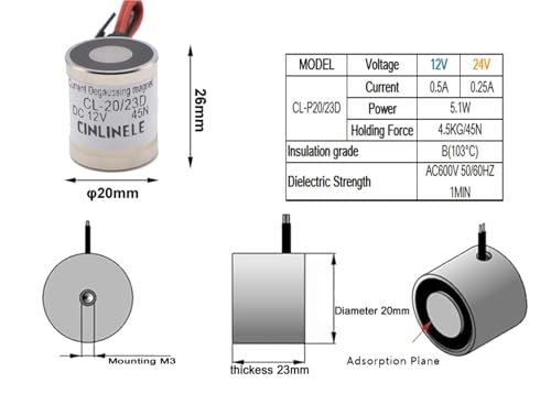 Solenoide magnético contra magnetismo residual en automatización de 24V 5