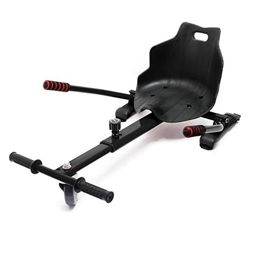 Siège de Scooter en Noir Siège de Kart ajustable Pour Adulte et Enfants Elektroscooter 120 kg max.