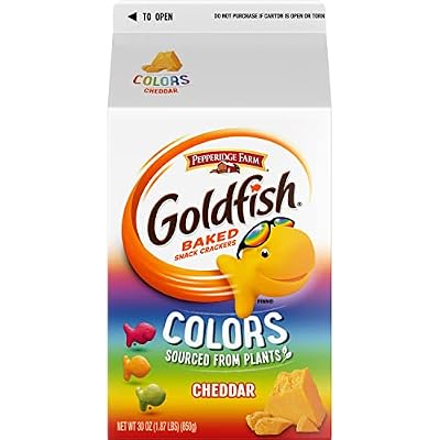 Pepperidge Farm Goldfish, Colors, 30-ounce carton