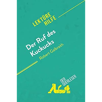 Der Ruf des Kuckucks von Robert Galbraith (Lekt&uuml;rehilfe)