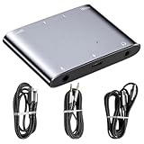 Luoilba Dual Stereo Sound Card Audio Interface Adapter für Livestreaming Hochauflösend...