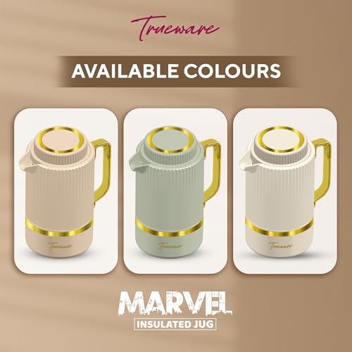 Image of Trueware Marvel 800 Insulated Flask - 750 Ml | PU Insulated Inner Stainless Steel Hot & Cold Flask, BPA Free, Leak Proof, Ideal for Tea, Coffee, Water, Hot Beverages