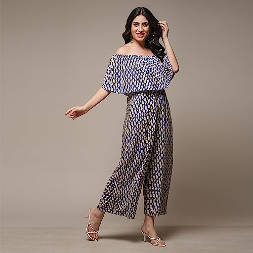 Image of BIBA Women LIVA Printed Jumpsuit