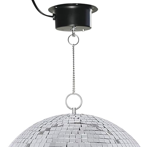 2.5 RPM Disco Ball Motor Rotator Disco Ball Spinner can Hang 4 6 8 12 16in Mirror Balls Perfect for Christmas DJ Birthday Party