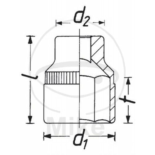 Presa Bi-Hex Hazet 1000Z-24 - 4