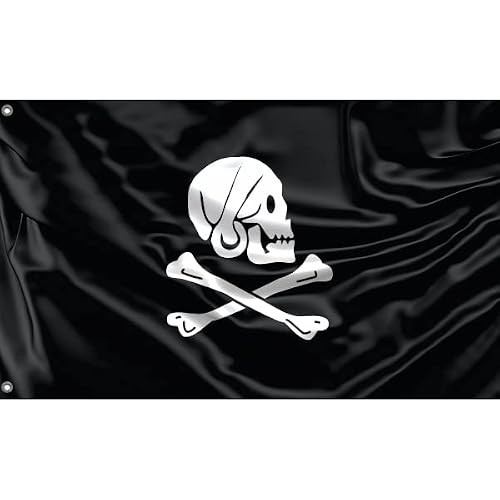 Drapeau Henry Every Pirate | Impression unique | Fabriqué dans l'UE (90 x 150 cm)