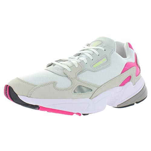adidas womens Falcon fashion sneakers, Ftwwht,cbrown,greone, 11 US