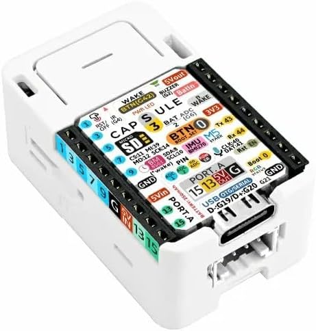 M5Stack Capsule Kit with M5StampS3, ESP32-S3FN8, 8MB Flash, 250mAh ...