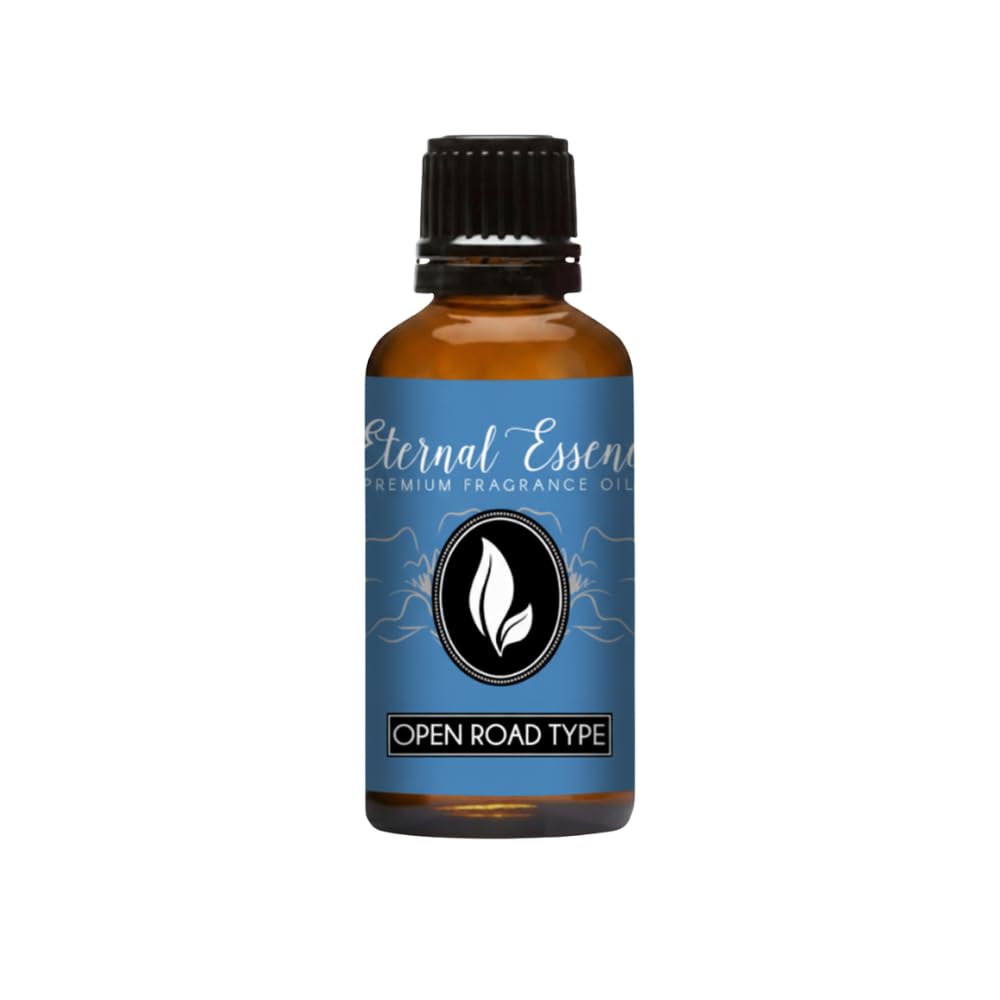 Eternal Essence Oils Open Road 30ml Fragrance Oil – Lemon Peel, Clary Sage, Lavender &amp; Cedarwood – Bright, Fresh, Woodsy Blend with Aquatic &amp; Herbal Notes
