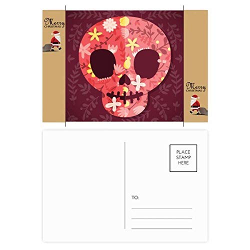 Cartes postales crânes du Mexique rose lot 20 correspondance Jour des morts