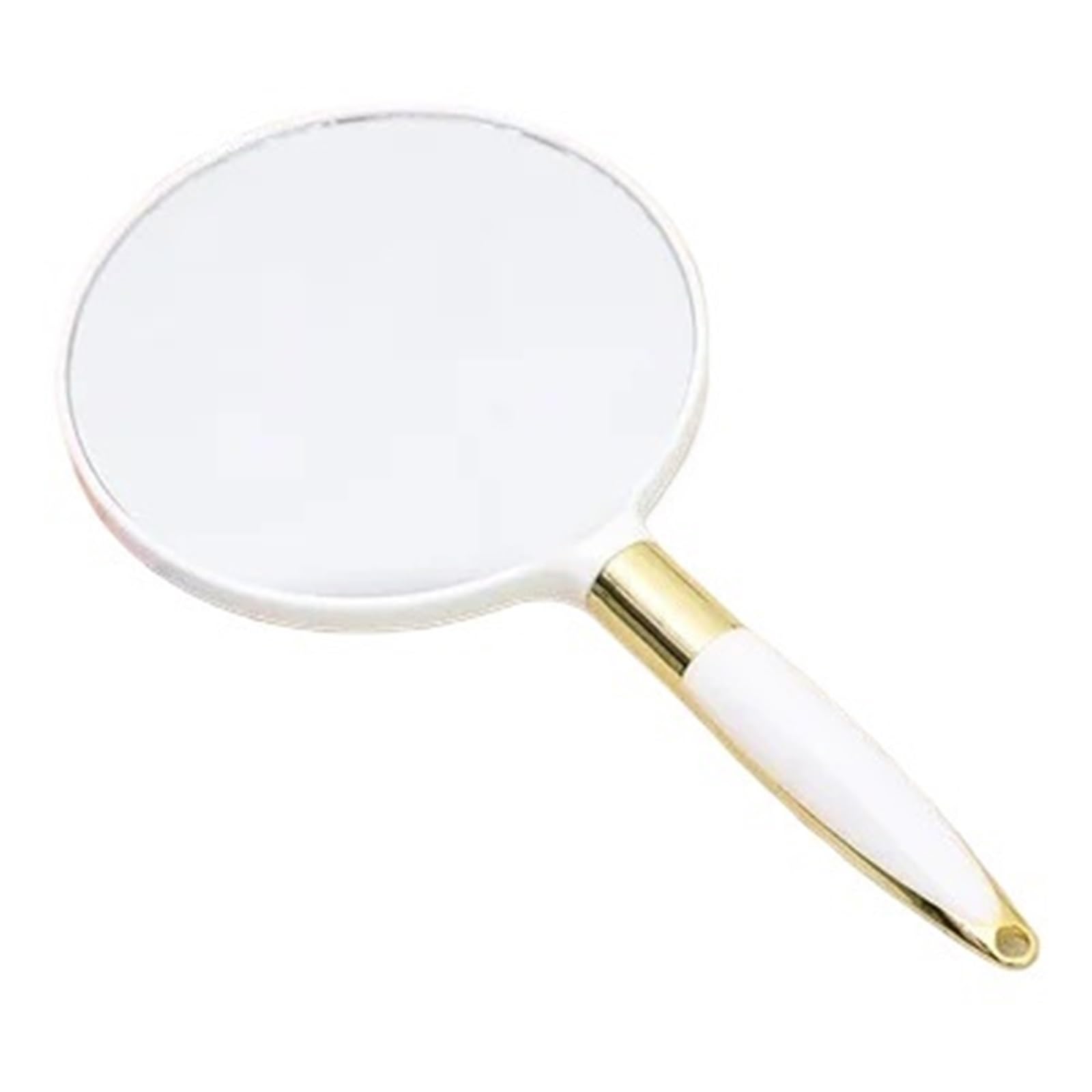 IULGFSC Handheld mirror， With Handle Hand Vanity Irregular Salon Dressing Table Compact Mirror