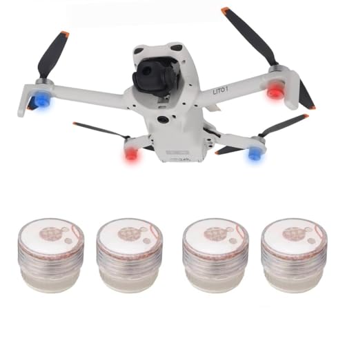 Drone LED Night Flight for DJI Lito X1/Lito 1, Night Flying Signal Drone Strobe Light Warning Light LED Flash Lights for DJI Lito X1/Lito 1 Accessory (4 PCS)