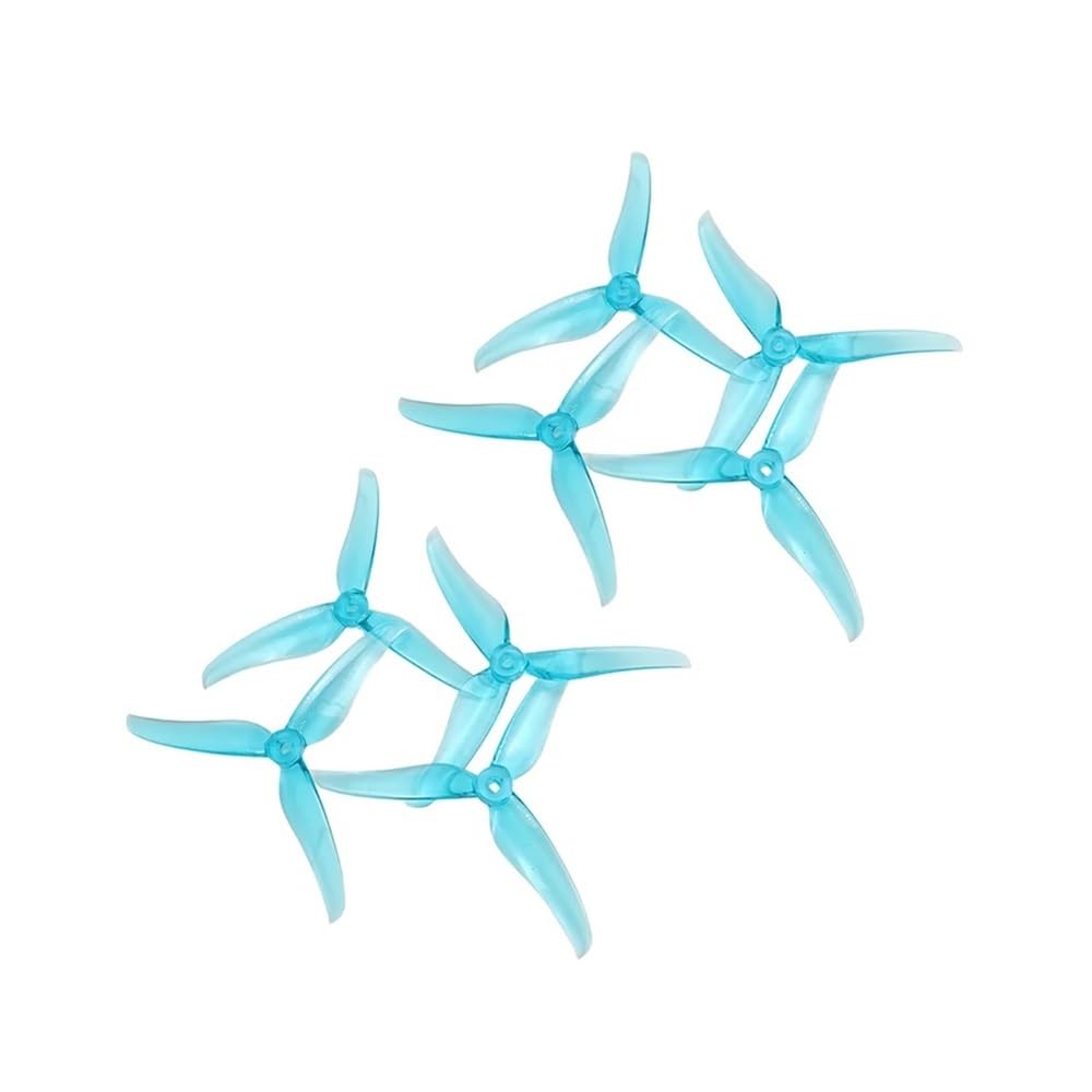 Hélice 3 pales T5146 bleu accessoire drone course FPV pas de vis 5mm PC