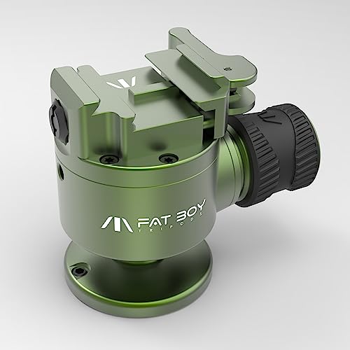 FatBoy Tripods Invert40 Ball Head, 40mm, for Spotting scopes, Binoculars, and Camera Equipment.