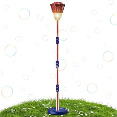 Machine à bulles automatique sur pied : la solution pour occuper les enfants dehors