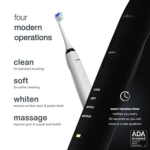 Aquasonic RSNDUOP Duo Pro – Ultra Whitening 40,000 Vpm Electric Toothbrushes thumb #1