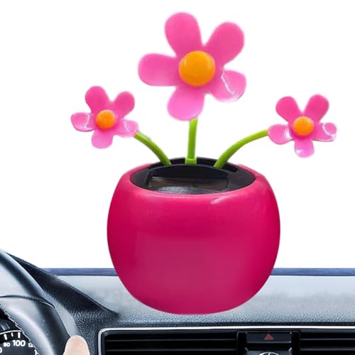 Solar Dancing Flowers | Car Dashboard Decorations With Swing Flowers | Solar Powered Dancing Figures | Solar Dancing Flowers Shaking Head Car Ornaments | Car Ornament Automatic Swing Dancing Flower