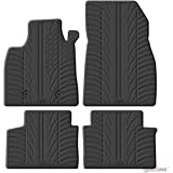 Gledring Satz Gummimatten kompatibel mit Dacia Duster III Hybrid 140/155 & Eco G-100 2024- (T Profil 4-teilig + Montage-Clips)