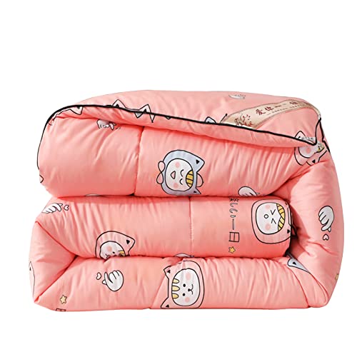 DZYP Edredón de Fibra de Invierno, Nórdico Reversible Edredón de Microfibra Relleno, Suave Cálido Transpirable Cómodo Hipoalergénico para 4 Estaciones (A6,150 * 200cm(1.5kg))