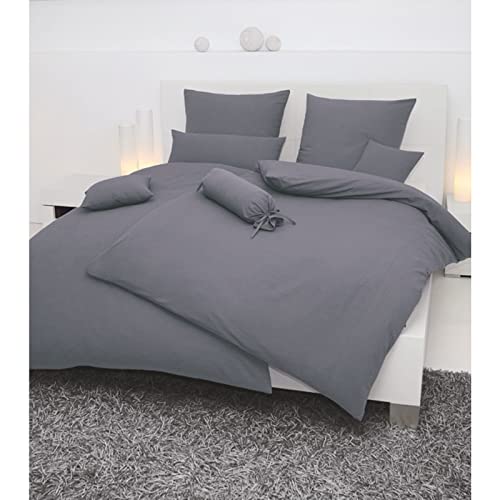 Janine Piano 0125 Titanium Soft Seersucker Bed Linen