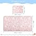 Rainbows Pastel Pink Cooling Baby Toddler Bed Mattress 28
