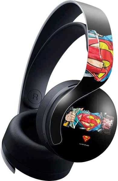 Skinit Decal Gaming Skin Compatible with Pulse 3D Wireless Headset for PS5 - Officially Licensed DC Comics Superman Pastel Art Design
