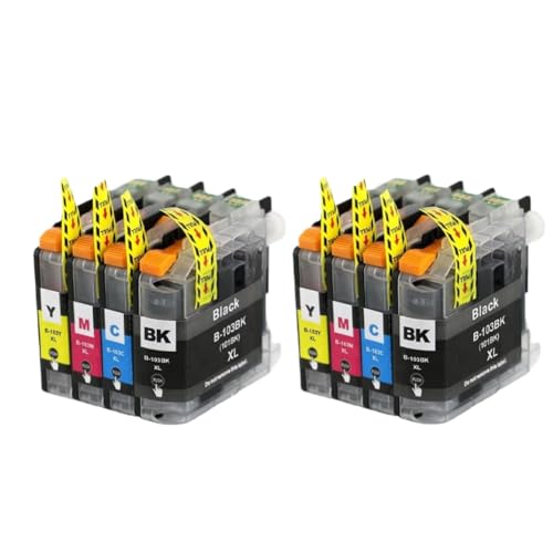 Cartouche d'encre MFC-J650DW J875DW contre les impressions ternes, lot de 2 sets de remplacement