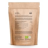 Spirulina Pulver Bio 500g - Algenpulver - abgefüllt und kontrolliert in Deutschland - Biotiva
