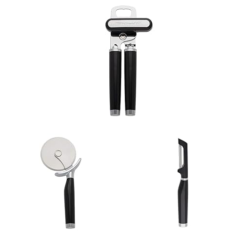 Classic Multifunction Can Opener/Bottle Opener, 8.34-Inch, Black & KitchenAid Classic
