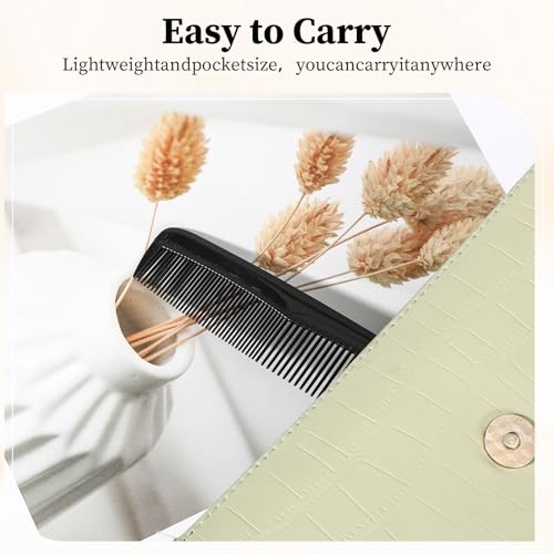 200 Peines de Plástico Negro 5 Pulgadas para Cabello miniatura 4