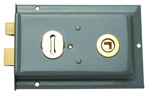 Sterling SRL002 152 x 101 mm Rim Sashlock - Grey, 6" x 4"