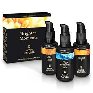 Beauty Set: Hyaluron + Vitamine C + Retinol Serum 3 x 30 ml, anti-rimpel + anti-puistjes + hydraterende gezichtsverzorging – Moederdagcadeau – Skincare Vegan – Geschenken voor Vrouwen Cosmetica