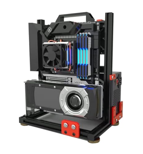 PC Test Bench Open Air Computer Case ITX UMATX MATX ATX Motherboard Chassis Aluminum Bracket DIY Bare Frame Support 120 240 360 Liquid Cooling