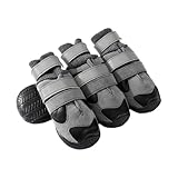 Idéales pour les propriétaires d'animaux de compagnie par temps froid ou en ville à la recherche de superbes chaussures d'hiver pour chien actif lors de promenades quotidiennes ou d'aventures en plein air