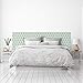 MEGADECOR Cabecero Cama PVC Decorativo Económico Diseño de Hojas Verdes Varias Medidas (150 cm x 60 cm)