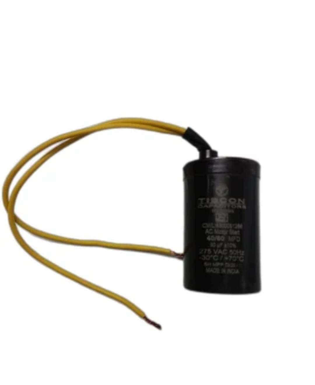 Spinxx 40/60 MFD 440V Starting Tibcon Capacitor for Air Conditioner (Split & Window Air Conditioners) 40/60 Motor Start Capacitor 1
