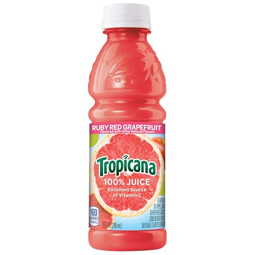 Image of Tropicana Ruby Red Grapefruit Juice, 10 Ounce (Pack of 48)
