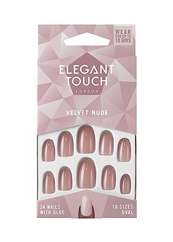 ELEGANT TOUCH Et Colour Nails - Velvet Nude (Oval) Elegant Touch 21 g