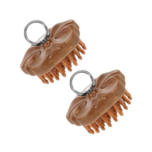 Peigne de massage en bois contre les tensions du cuir chevelu brosse exfoliante
