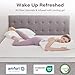 SOOSLEEPY Full Size Memory Foam Mattress Topper 3 Inch with Removable Soft Cover Ventilated Breathable Cooling Mattress Pad Portable Bed Topper for Back Pain and Pressure Relief, CertiPUR-US Certified