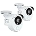 Night Owl Security 2 Pack Add?On 1080p Wired HD Analog Security Cameras with Heat Based Motion Detection