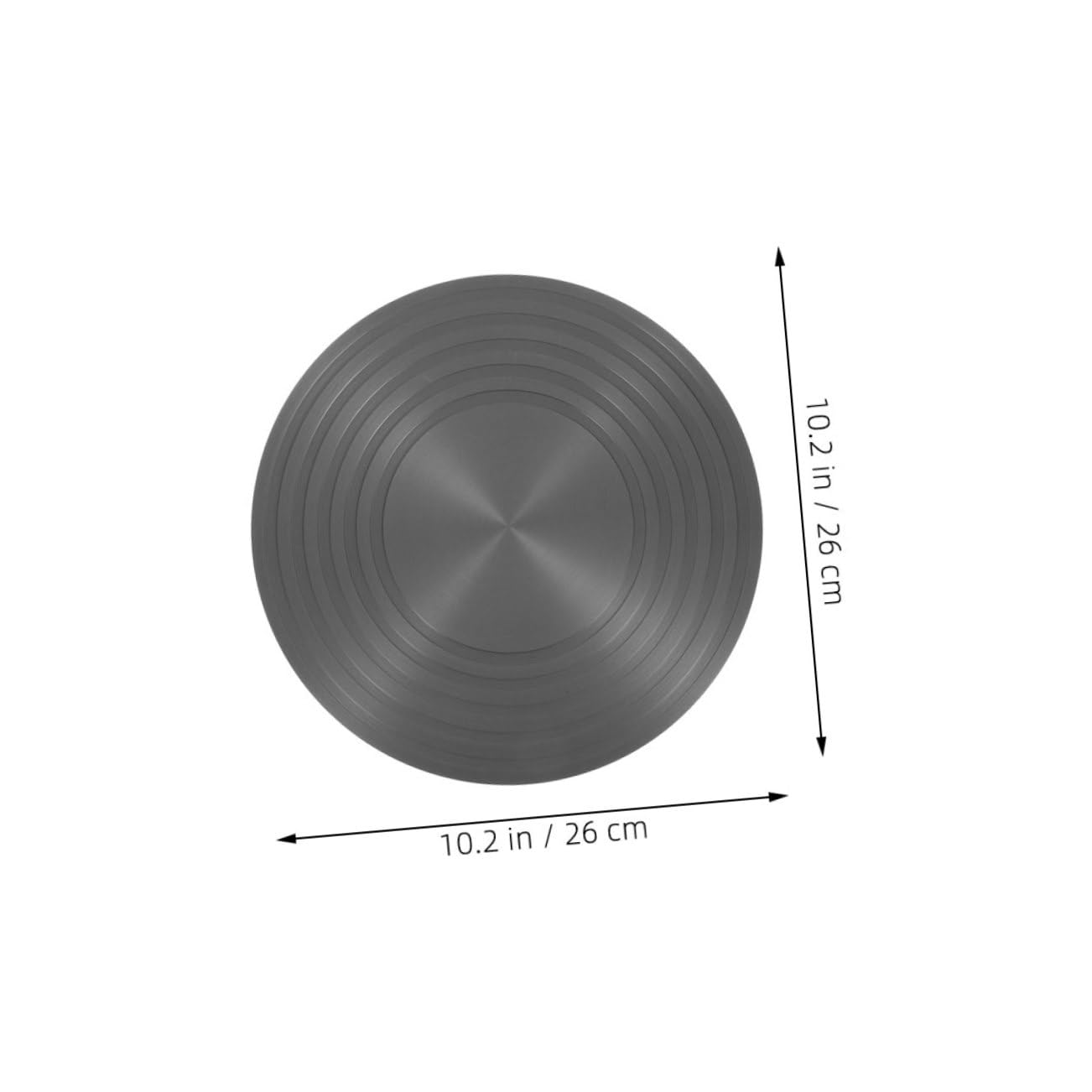 Difusor de Calor para Cocina de Gas de Aluminio 26cm 4 Mm | Placa Conductora, Descongelación Rápida, Distribución Uniforme del Calor