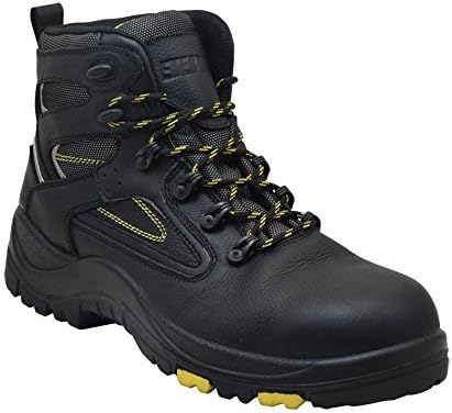 Steel Toe Boots for men- 6inch Mens Steel Toe Work Boots, Working Safety Industrial botas punta de acero para hombre