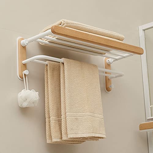 Porte-serviettes mural pour ranger et suspendre les draps de bain humides sans encombre