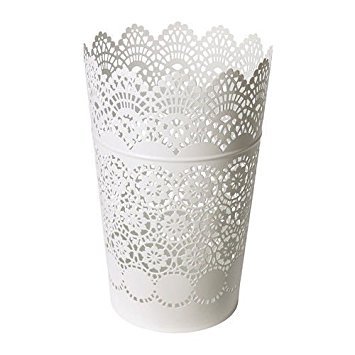 SKURAR Lantern for block candle, white by IKEA