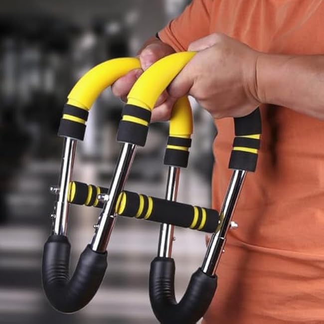 Arm Trainer - Adjustable Chest Workout Equipment for Men, Professional Arm Chest Muscle Trainer, Shoulder Forearm Wrist Strengthener, Portable Home Upper Body Fitness Machine