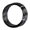 Zwart 304 roestvrij staal kunststof gecoate staaldraad touw, 7×7 gestrande draad kern, diameter 0,6 mm, lengte 30 m…