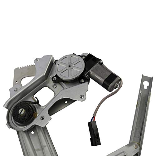Image of TRQ Front Left Power Window Regulator & Motor Assembly Drivers Side Compatible with 2001-2006 Chrysler Sebring Dodge Stratus CH1350133